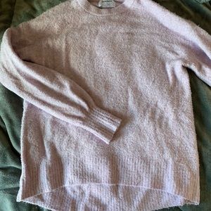 super soft light purple sweater